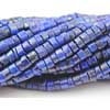 Natural Lapis Luzuli Smooth Polished Tyre Beads Strand Size - 5mm Approx This listing is for 1 Strands 